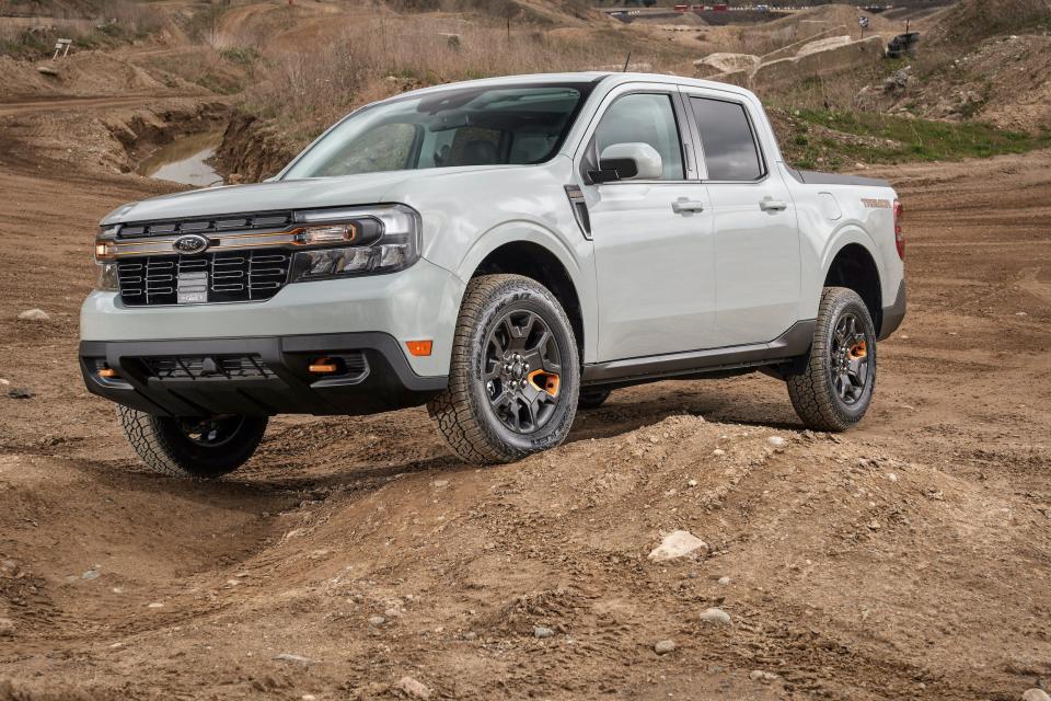 The 2023 Ford Maverick Tremor pickup truck.