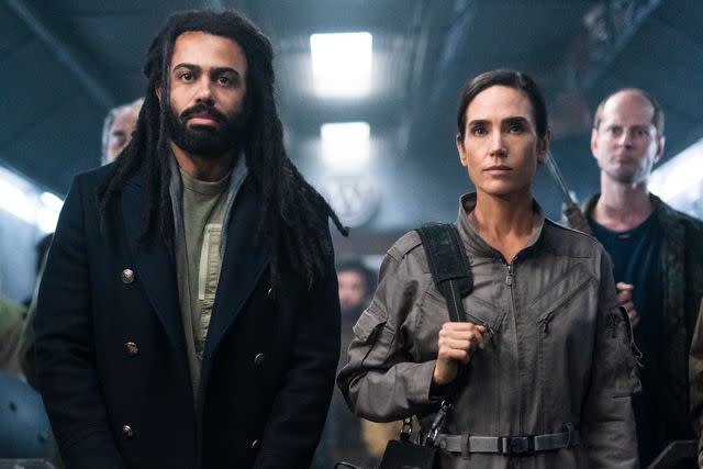 <p>David Bukach/TNT</p> David Diggs and Jennifer Connelly on 'Snowpiercer'