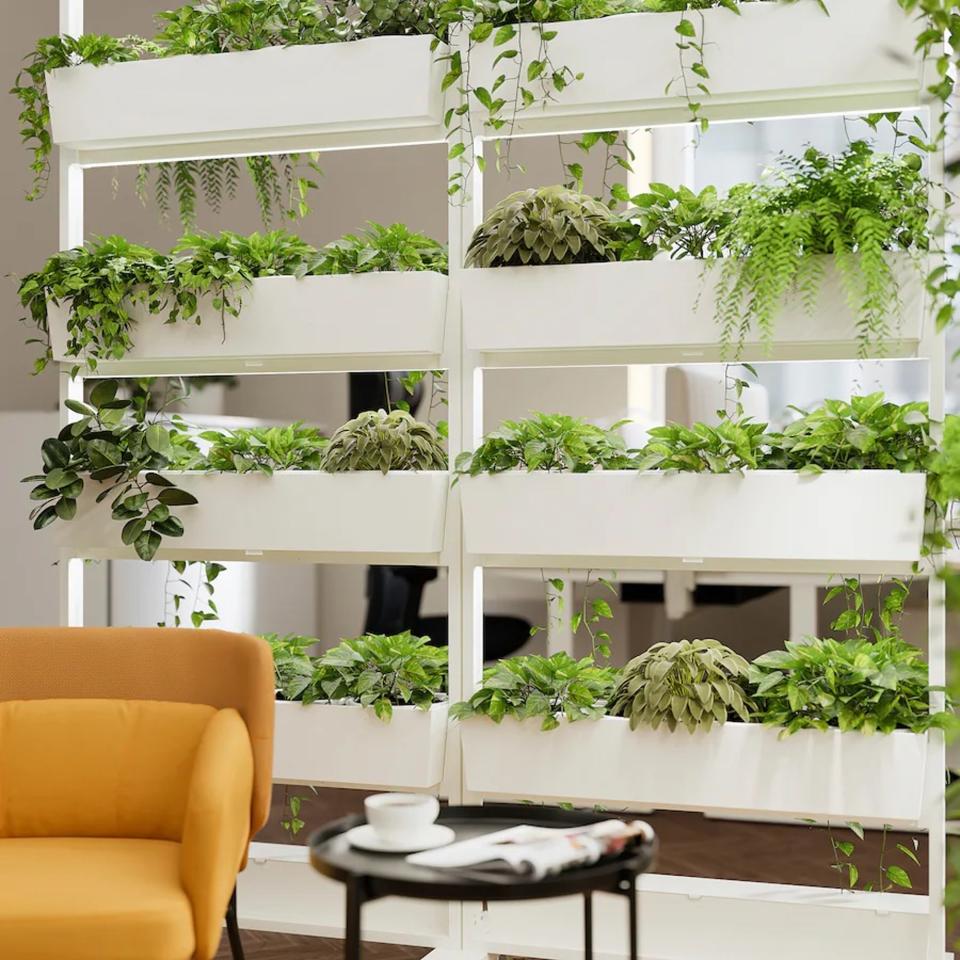 IKEA MITTZON frame with plants on it