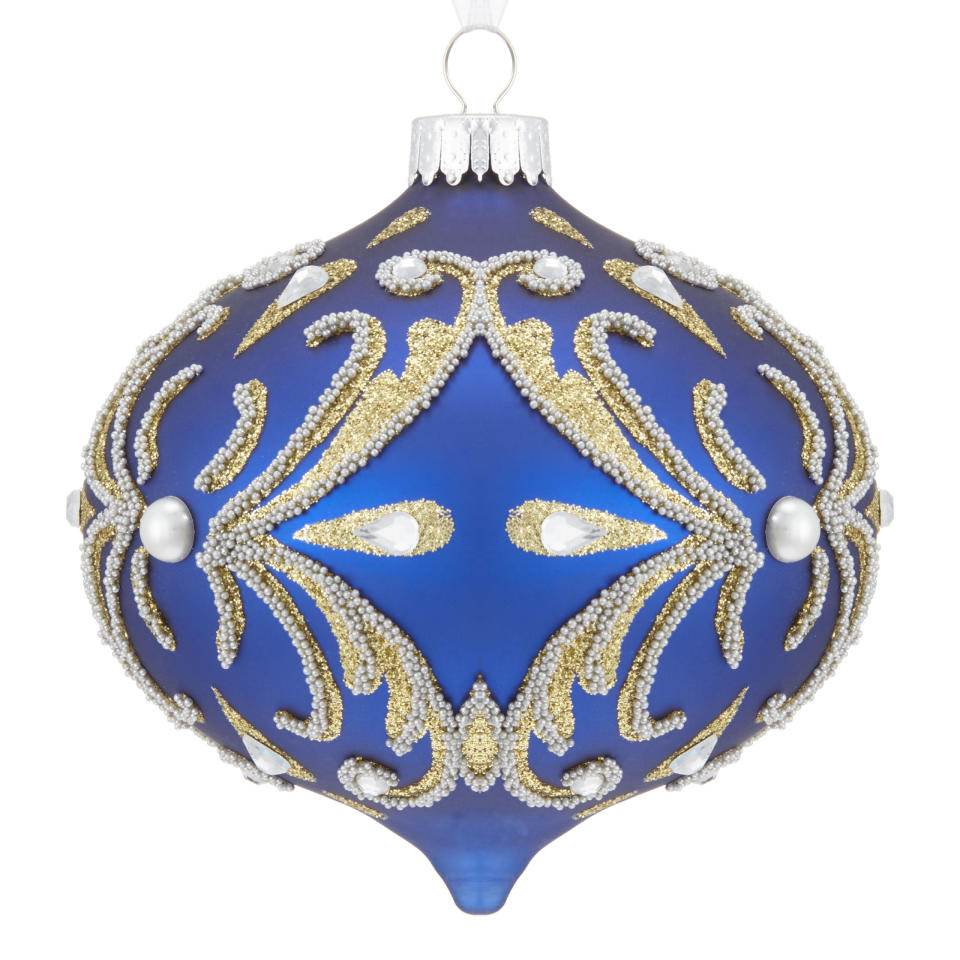 <p><strong><strong>BUY NOW:</strong> <a rel="nofollow noopener" href="https://www.johnlewis.com/john-lewis-winter-palace-ornate-onion-bauble-royal-blue/p3230182" target="_blank" data-ylk="slk:Winter Palace Ornate Royal Blue Onion Bauble, £7, John Lewis;elm:context_link;itc:0;sec:content-canvas" class="link ">Winter Palace Ornate Royal Blue Onion Bauble, £7, John Lewis</a></strong></p>