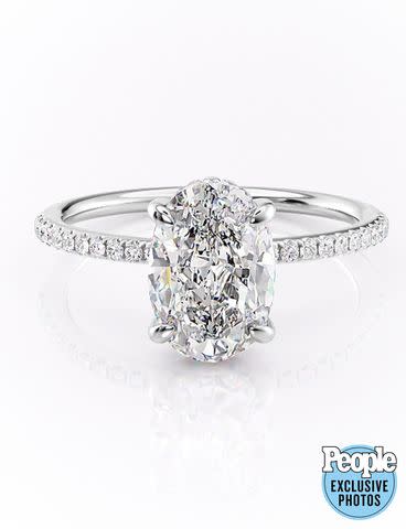 <p>Keyzar Jewelry</p> Abigail Heringer's engagement ring