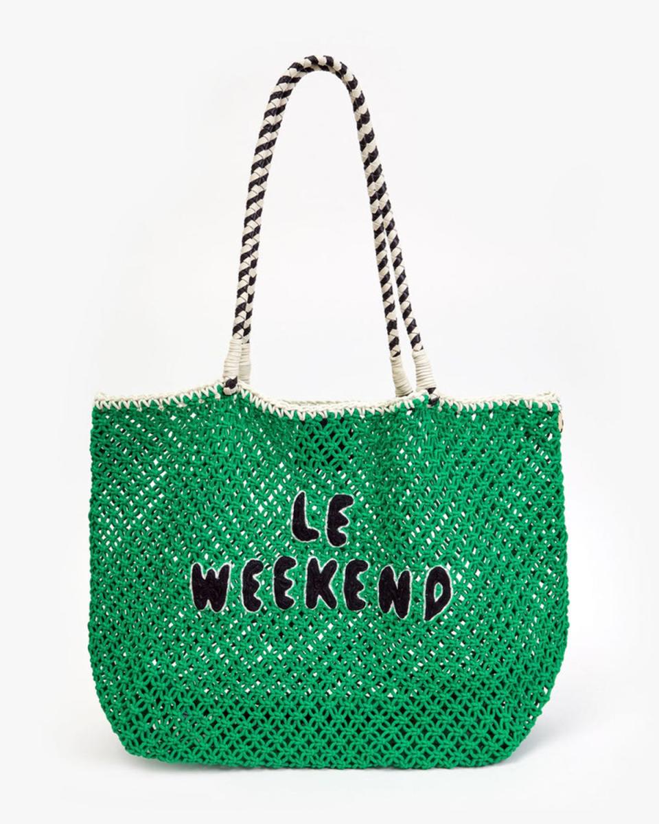 <p><a href="https://go.redirectingat.com?id=74968X1596630&url=https%3A%2F%2Fwww.clarev.com%2Fcollections%2Ftotes%2Fproducts%2Flete-tote-green-w-black-le-weekend%3Fnosto_source%3Dcmp%26nosto%3D1301515670&sref=https%3A%2F%2Fwww.elle.com%2Ffashion%2Fshopping%2Fg60780046%2Fbest-woven-tote-bags%2F" rel="nofollow noopener" target="_blank" data-ylk="slk:Shop Now;elm:context_link;itc:0;sec:content-canvas" class="link ">Shop Now</a></p><p>L’Été Tote</p><p>clarev.com</p><p>$165.00</p>