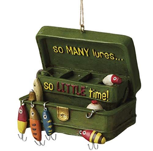 Green Fishing Tackle Box Christmas Ornament