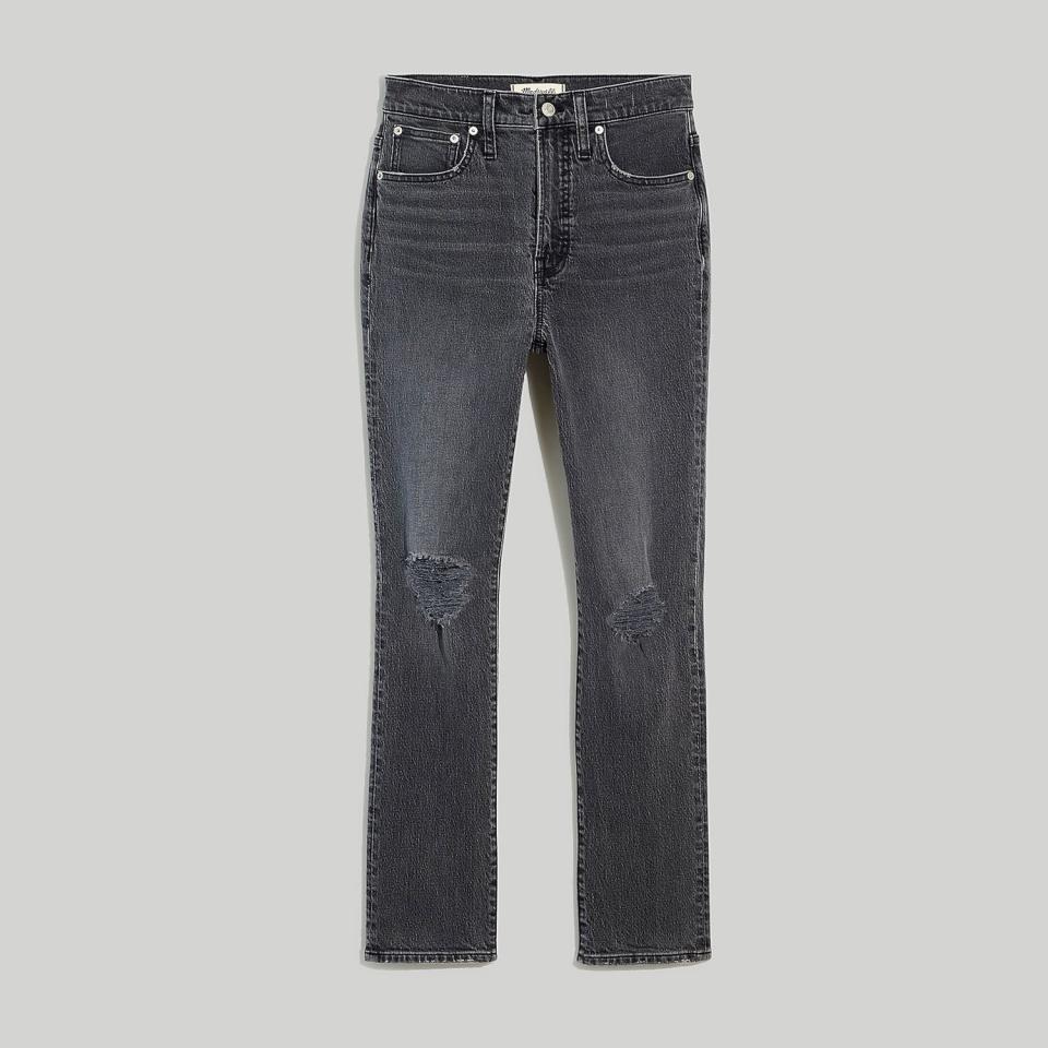 The Tall Perfect Vintage Jean in Bartlett Wash: Ripped Edition