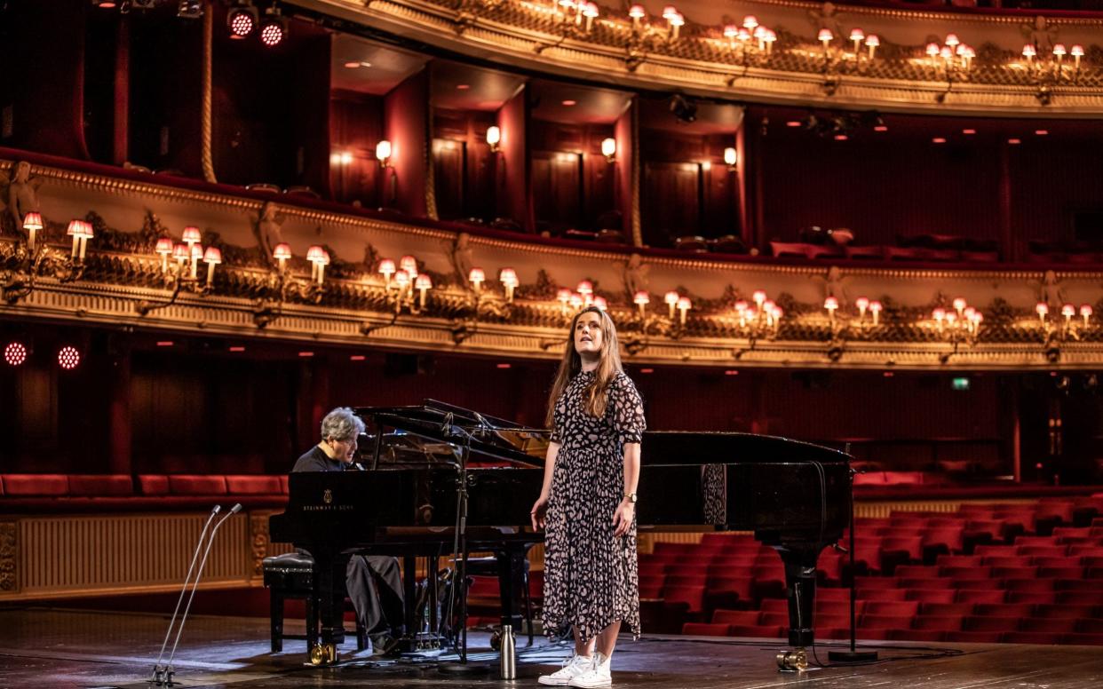 Antonio Pappano and Louise Alder at Covent Garden  - Lara Cappelli