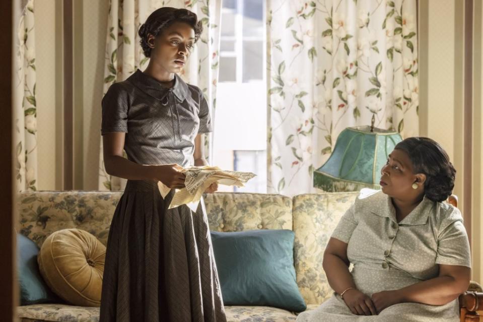 TILL, from left: Danielle Deadwyler as Mamie Till-Mobley, Whoopi Goldberg as Alma Carthan, 2020. ph: Lynsey Weatherspoon / © United Artists Releasing / courtesy Everett Collection