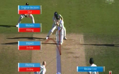 Paine with yet another DRS booboo - Credit: Sky Sports Cricket