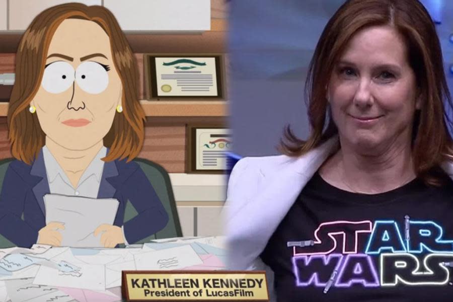 South Park culpa a Kathleen Kennedy, presidenta de Lucasfilm, de todos los males de Disney