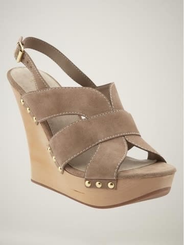 Gap taupe sandals, $89, at Gap