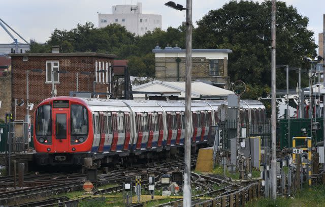 A train at Parsons Green