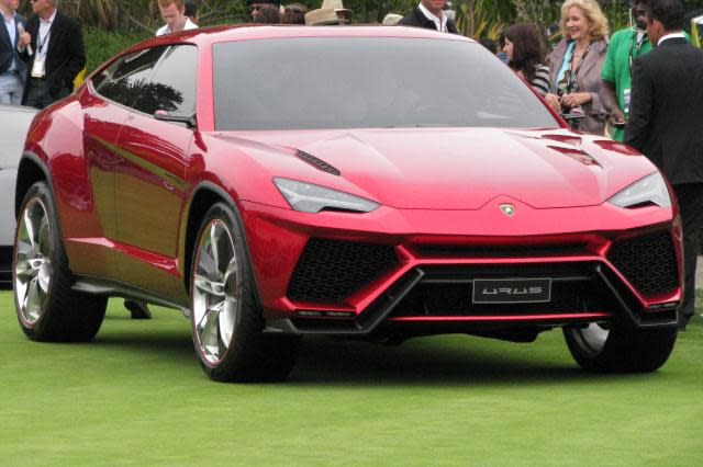 The upcoming Lamborghini Urus SUV