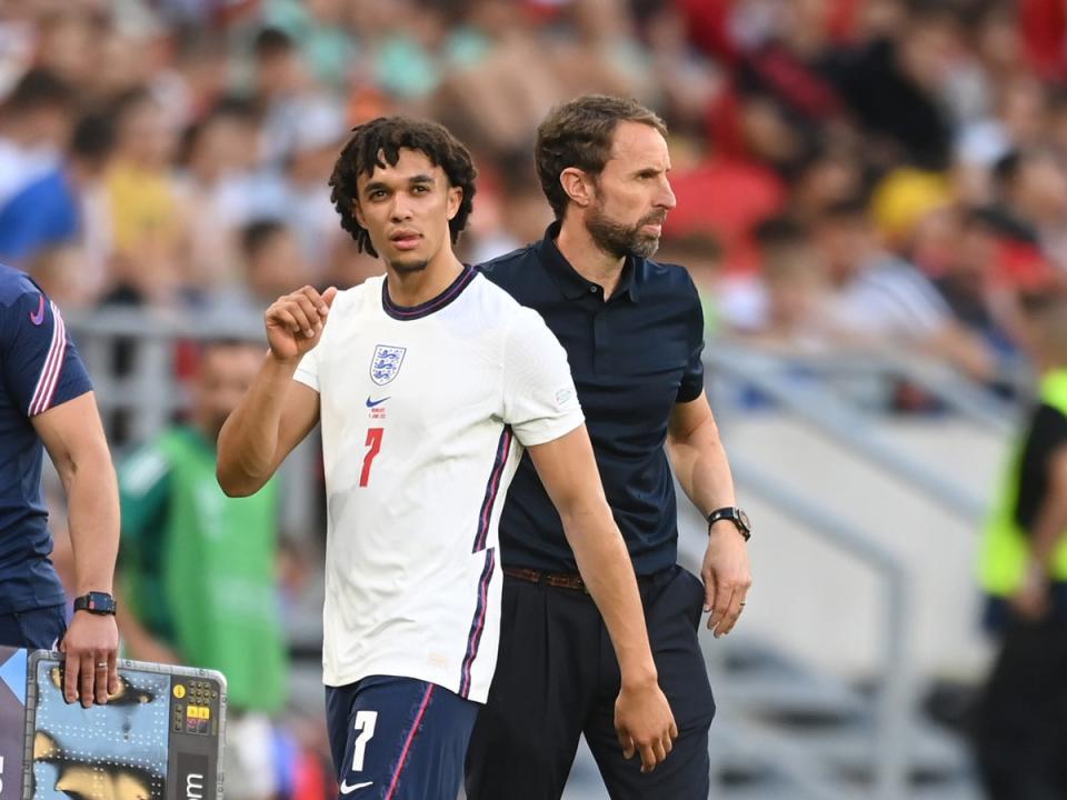 Alexander-Arnold’s talent is unquestionable, but his place in the England squad is not (Getty Images)