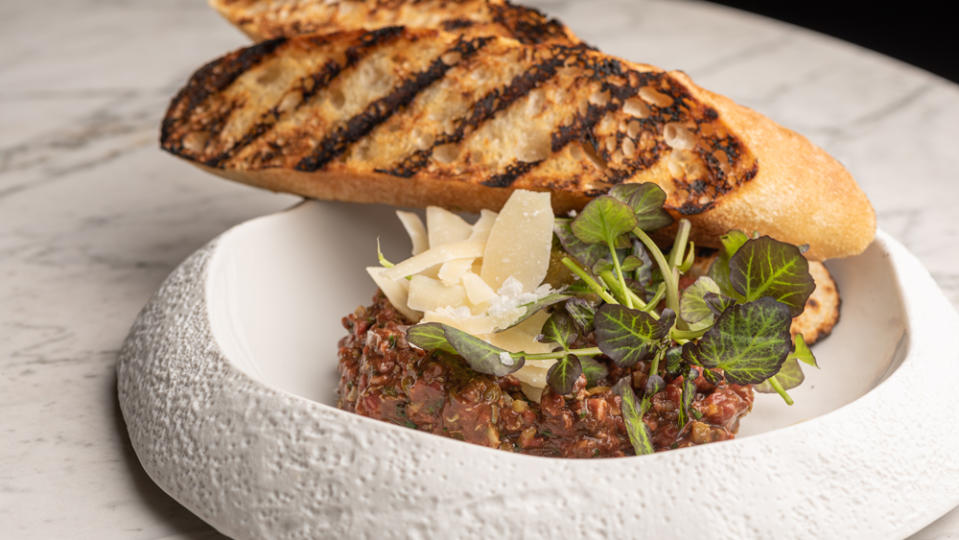 The steak tartare. - Credit: Photo: courtesy Wonho Frank Lee