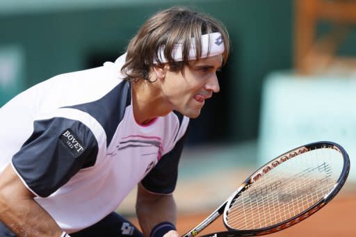 Spain's David Ferrer during the French Open men's singles fourth round match against Russia's Mikhail Youzhny on June 2. Ferrer is one of the finest claycourters of the last few years, but he has yet to make it past the last eight at Roland Garros