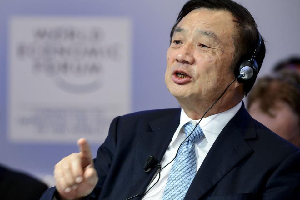 Ren Zhengfei, fundador de Huawei la empresa de tecnología china Fuente: AFP