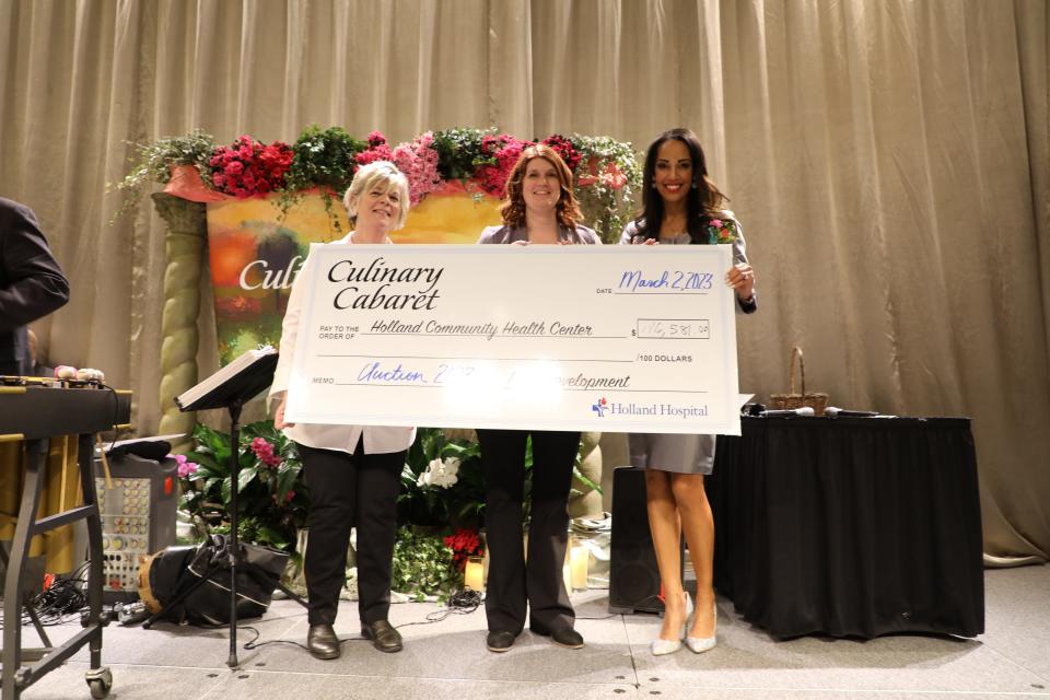 The annual Holland Hospital Culinary Cabaret returned to an in-person format this year and raised more than $196,000 for the Holland Community Health Center.