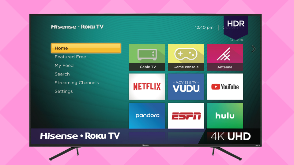 Save $100 on this Hisense 75-inch Roku 4K Ultra HD Smart TV. (Photo: Walmart)