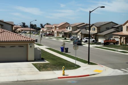 FILE PHOTO - Recently constructed military housing is shown on base at Camp Pendleton, California, U.S. August 30, 2018.   REUTERS/Mike Blake