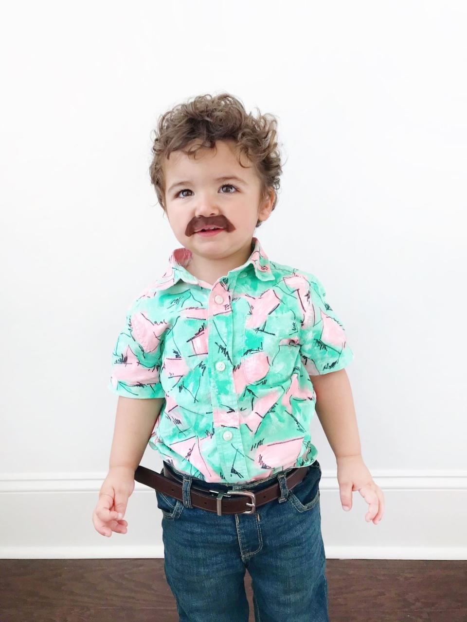 DIY Toddler Jim Hopper from 'Stranger Things' Costume