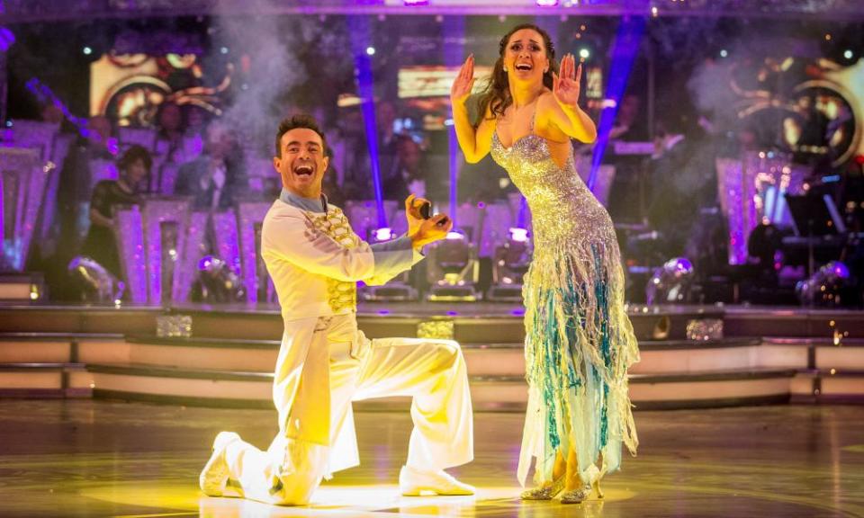 Joe McFadden and Katya Jones on Strictly Come Dancing