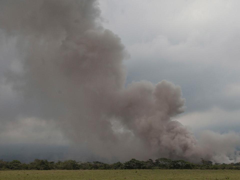 Guatemala volcano: Fresh eruptions send hot ash and mud flows down slopes