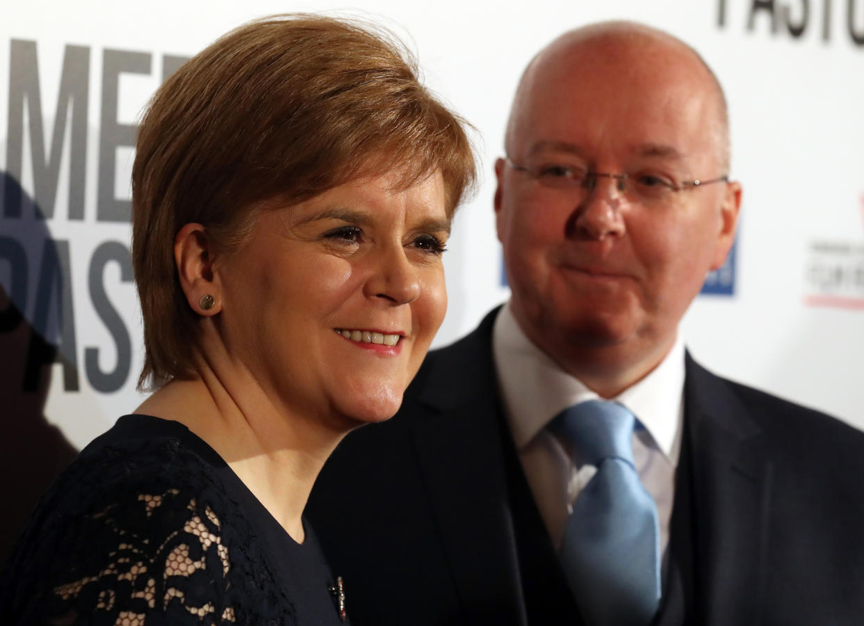 Nicola Sturgeon and husband Peter Murrell (Andrew Milligan/PA Archive/PA Images)