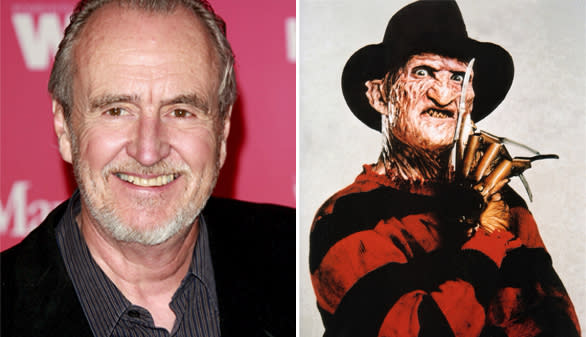 The late Wes Craven and his most famous creation, Freddy Krueger.