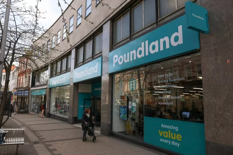 Poundland has seen a slump in sales