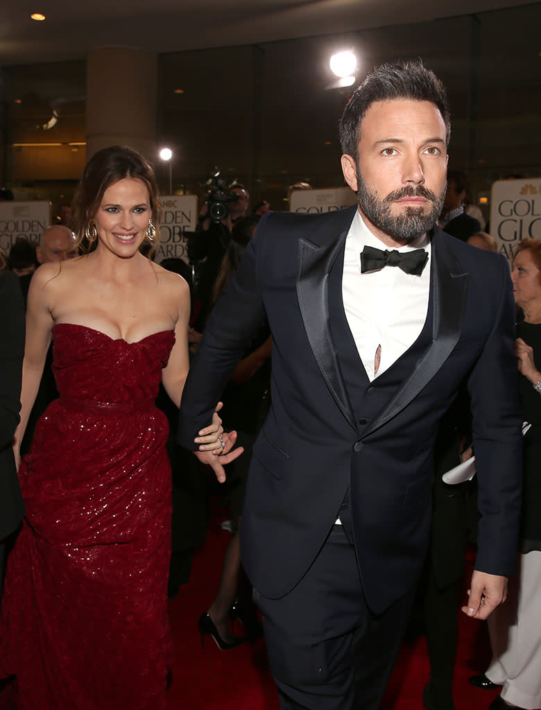 NBC's "70th Annual Golden Globe Awards" - Red Carpet Arrivals: Jennifer Garner and Ben Affleck