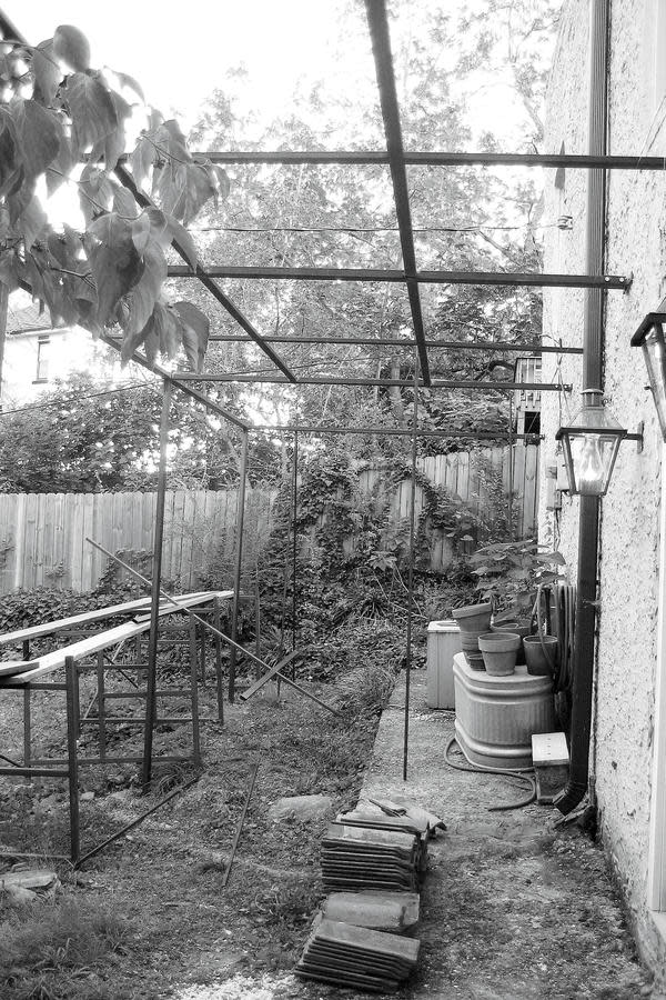 This Porch Was a Drop Spot for Garden Supplies