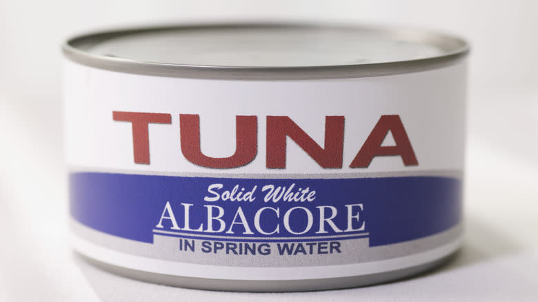 can of albacore tuna