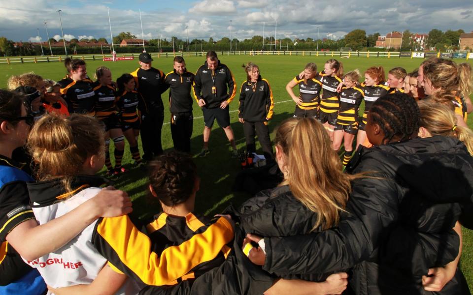 Wasps FC Ladies will be without the flanker Elizabeth Crake for six weeks - The RFU Collection