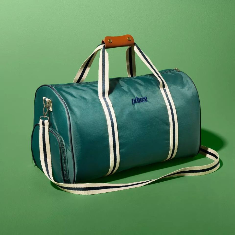 green duffle bag 