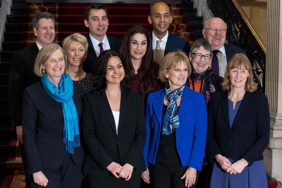 Former cross-party members of The Independent Group (AFP/Getty Images)