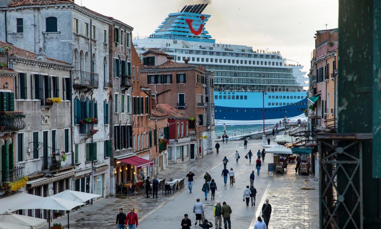 <span>Tourists staying overnight in the city will be exempt from the fee, which comes into force soon on certain dates.</span><span>Photograph: David Levene/The Guardian</span>