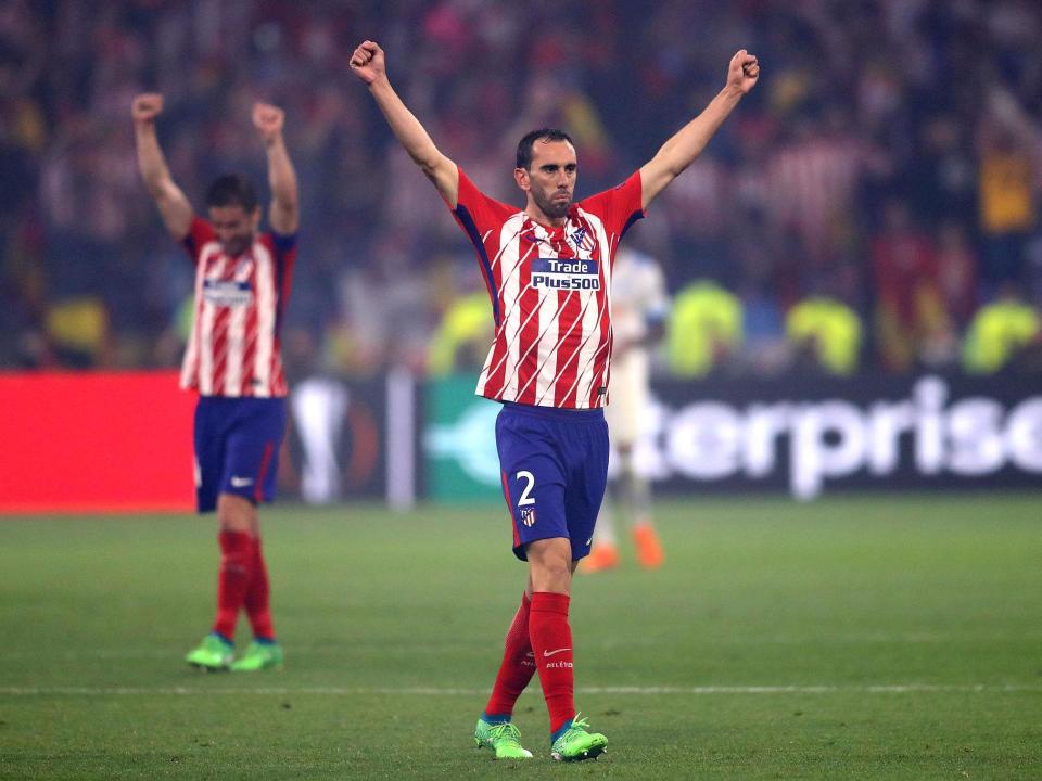 No go: Manchester United wanted defender Diego Godin