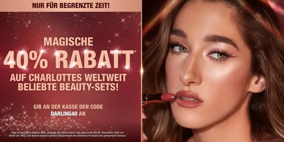 Die allseits beliebten Sets von Charlotte Tilbury gibt es jetzt stark reduziert (Bild: Charlotte Tilbury)