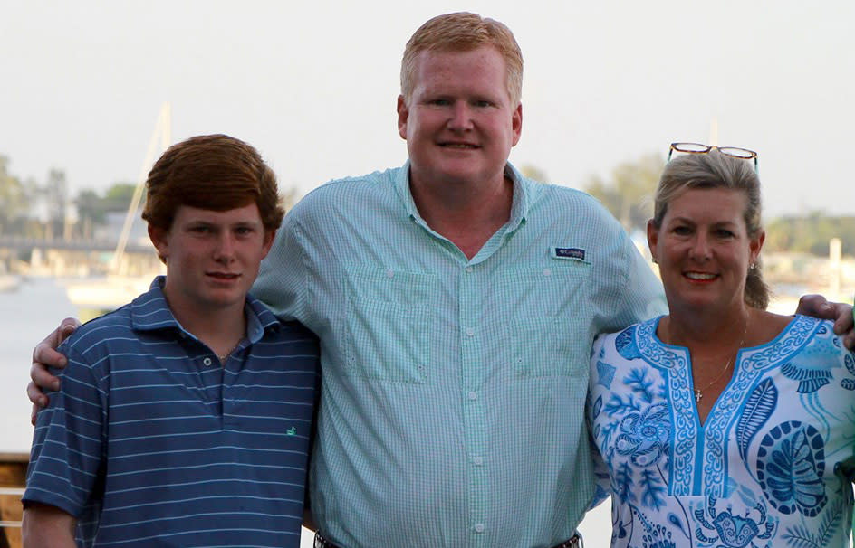 Paul, Alex and Maggie Murdaugh. 