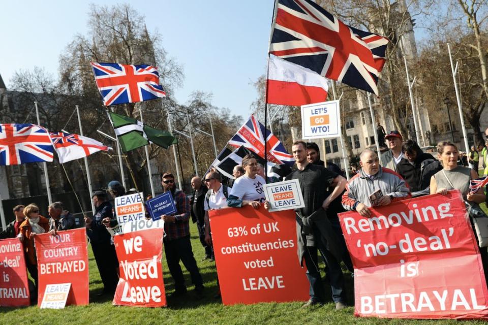 Leave voters have flocked to Nigel Farage's new party (Getty)