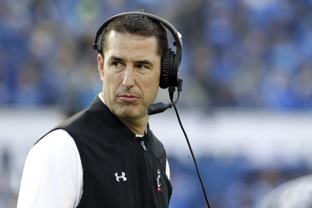 Luke Fickell, a Michigan State frontrunner, staying at Cincinnati