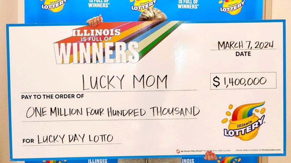PHOTO: A mother won $1.4 million from the Illinois lottery using her kids' birthdays as winning numbers (Lucky Day Lotto- Illinois Lottery)
