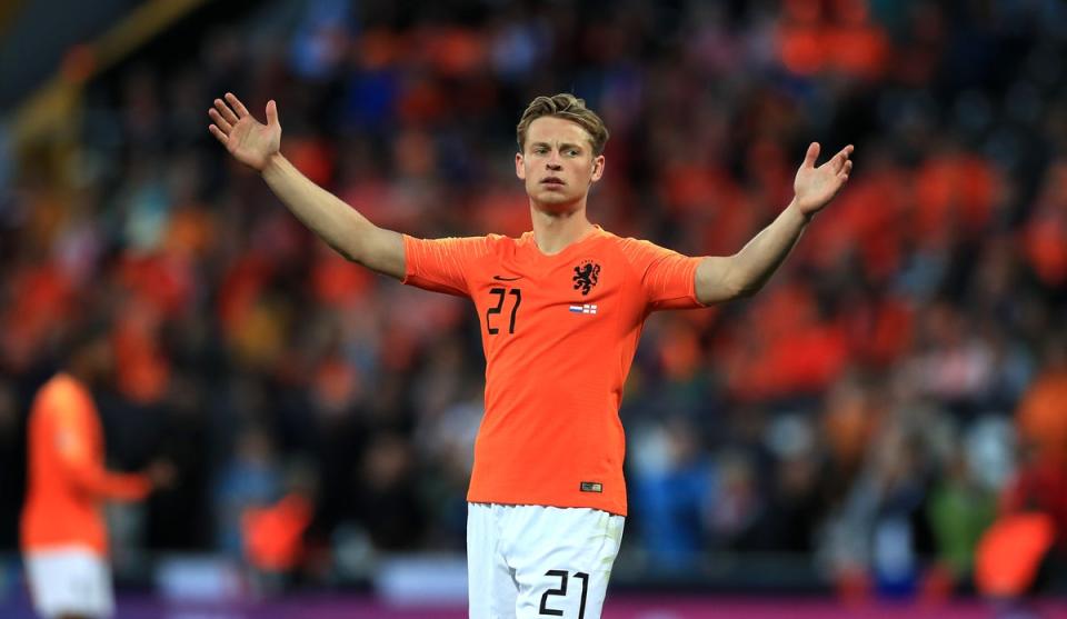 Frenkie de Jong, Netherlands (Mike Egerton/PA) (PA Archive)