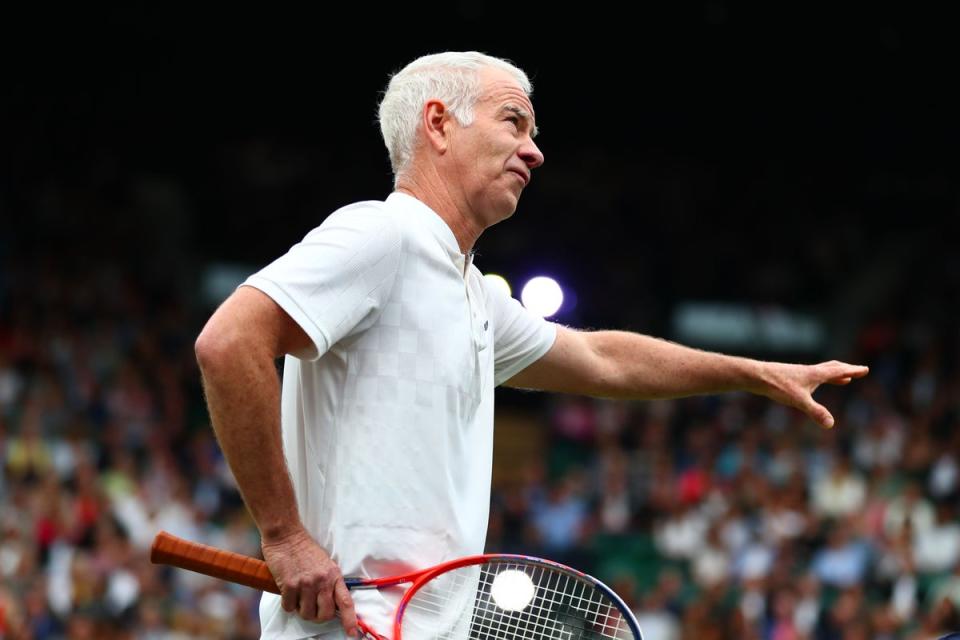 John McEnroe won Wimbledon three times in the 1980s  (Getty Images)