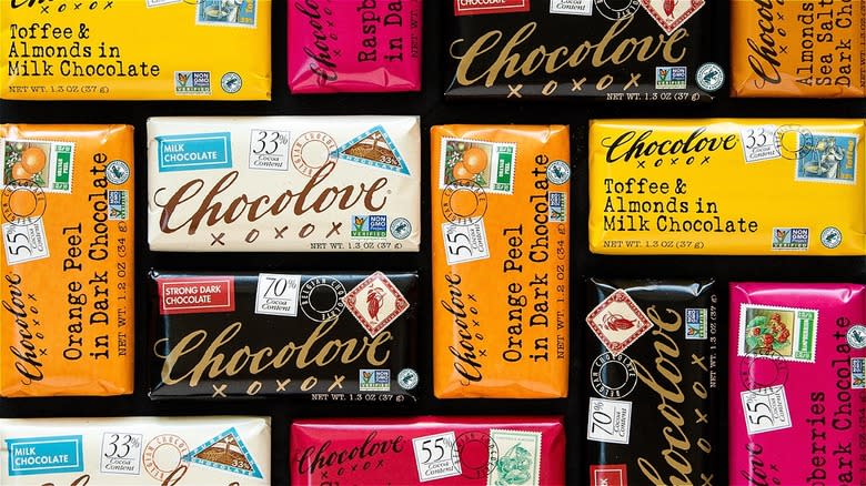 Assorted Chocolove bars