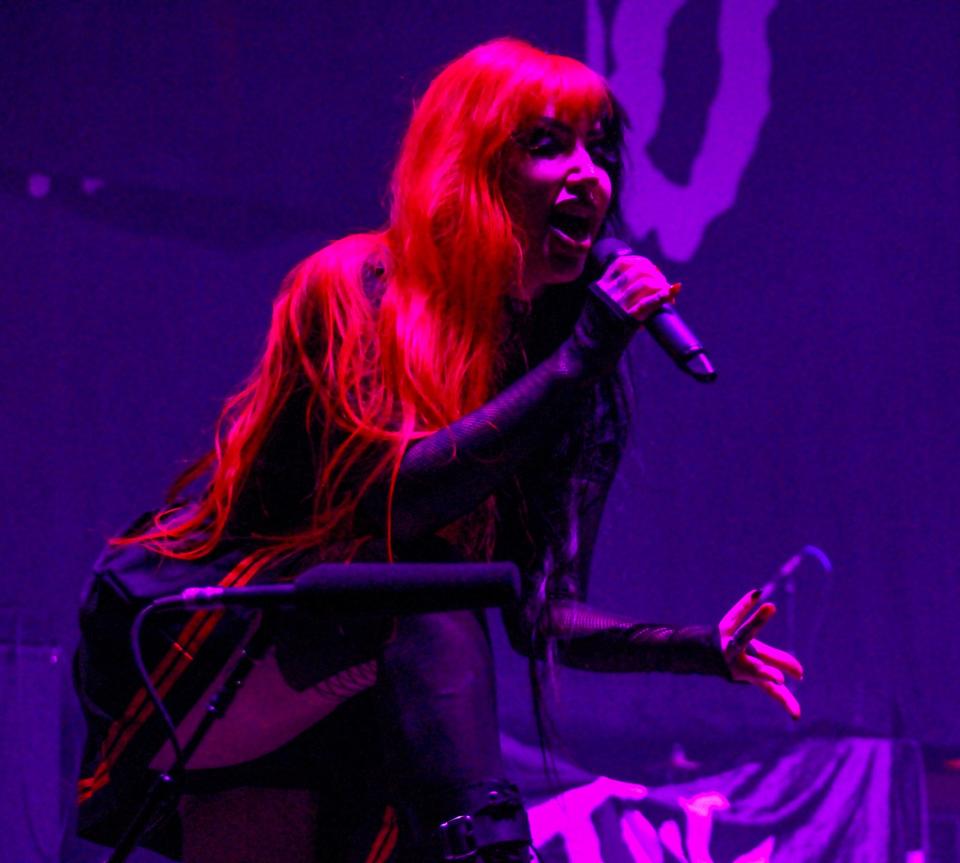 New Years Day performs in Buddy Holly Hall on Sunday, October 2, 2022.