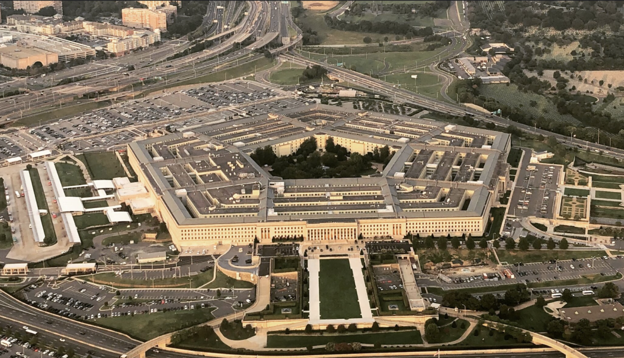 <p>The US Department of Defense is working on a wearable sensor that would detect radio frequencies (pictured is the Pentagon)</p> (Wiyre Media/ Flickr )