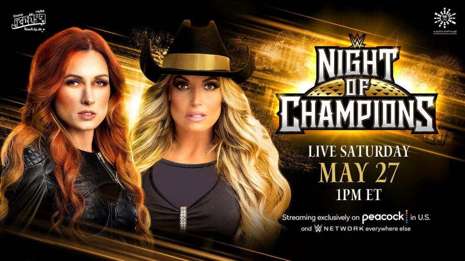 wwe night of champions 2023 becky lynch vs trish stratus