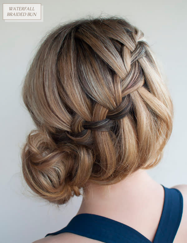 Waterfall Braided Bun