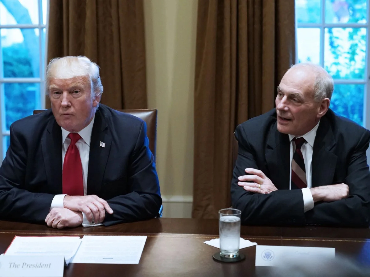 Trump worried about John Kelly monitoring his calls on the White House switchboa..