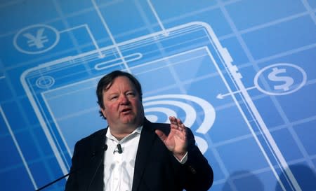 FILE PHOTO: Viacom International Media Networks President and CEO Bakish speaks at the Mobile World Congress in Barcelona